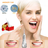 ANSWER Y&M Cordless Water Flosser, 300ML Water Pick Teeth Cleaner 40 Days Battery Life Portable IPX7 Waterproof Dental Oral Irrigator Home & Travel for Braces and Bridges Care