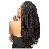 14 inch New Faux Locs Crochet Hair Soft Locs 1b Goddess Locs Crochet Braids for Black Women 100% Premium Fiber Synthetic Locs Extensions African Roots 6pc/Lot(14inch, 1b)