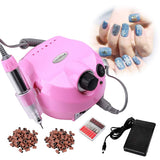 Wodesid Nail Drill Machine Kit Electric Nail File Set Gel Nail Polisher Glazing Nail Drill for Acrylic Nails, Gel Nail Art Polisher Glazing Manicure Grinder Tool (30000RPM Nail Drill)