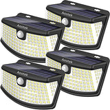 Aootek New solar lights 120 Leds upgraded with lights reflector,270° Wide Angle