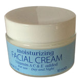 moisturizing facial cream vitamin a c and e added for use day and night delfanti milano made in italy 1.7 oz