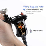 STIGMA Professional Rotary Slider 8W Motor Tattoo Machine Gun DC 5.5 Connected Slient for Tattoo Artists Black M625-1