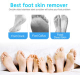 Foot File,Foot Scrubber Callus Remover for Feet, Double Sided Pedicure Tools for Foot Cracked, Dead Skin & Calluses