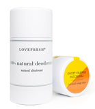 Lovefresh - All Natural Deodorant | Aluminum Free (Sweet Orange Patchouli) (3.7 oz)