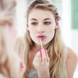 20 Pieces Empty Plastic Lip Gloss Tube Refillable Lip Balm Bottle Reusable Sample Bottle Container with Lid for Lipstick Cosmetic Women Girls, 3 m (Rose Red)