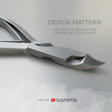 Suvorna manipro p70-7 Pcs Premium Manicure Set, (Nail & Cuticle Nippers, Nail Scissors, Pushers, Nail Filer, Tweezer). Professional Gift set. Comes in compact traveler case with.