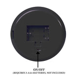 WHAT ON EARTH Lighted Magnifying Travel Mirror, 1X & 5X Magnification 5 Inch Folding Makeup Mirror, Bright LED Lights, Black
