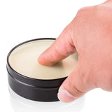 Lucky Franc's Alternative Water Based Hair Pomade Medium Hold Medium Shine Handmade in USA 4oz. Pompadour Side Comb Slick back Old School looks for men . Easy wash out. 1920's barbershop manly scent.
