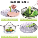 Steamer Basket Stainless Steel Vegetable Steamer Basket Folding Steamer Insert