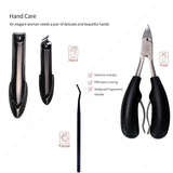 YIMISHCZ Premium Large Nail Clippers Set, 4 Pcs Sharp Toenail and Fingernail Clippers Slant Edge Nail Clipper for Men and Women（Big Size,Strong & Durable）