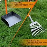 HITKYC Dog Pooper Scooper, Extra Large Long Handle Pooper Scooper