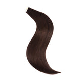 18inch Dark Brown Tape In Hair Extensions Human Hair Tape In Extensions Dark Brown Remy Hair Tape In Extensions 50g 2#