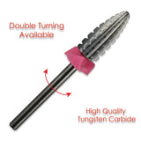 C & I Typhoon Bit, 2 Way, Fast Remove Acrylics or Gels, Both for Left Handed & Right Handed, Carbide Nail Drill Bit Electric Manicure Drill & Accessory (3XC)