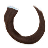 14 Inch Remy Tape in Human Hair Extensions 20pcs 40g/pack #4 Medium Brown Balayage Long Straight Hair Seamless Skin Weft Invisible Double Sided Tape