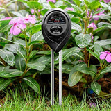 Soil pH Meter, 3-in-1 Soil Moisture/Light/pH Tester and Humidity Meter for Gardening