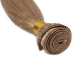 100% Unprocessed Brazilian Virgin Hair Extensions Human Hair Bundles Straight Human Hair Weaves Human Hair Weft Grade 7A Natural Hair #27 Dark Blonde 16'' 100g