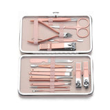 Manicure Set Pedicure Kit for Women and Men Nail Clippers, Professional Stainless Steel Nail Scissors Grooming Kit Nail Cutter Pedicure Nail Clipper Tools With Travel Case (16 in 1)