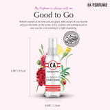 CA Perfume Impression of Mademoiselle for Woman Travel Size Sample Fragrance Eau de Parfum Sprayer (2 Fl Oz/ 60 ml) X2
