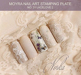 MOYRA Stamping plate 31"LACE LOVE 2" Nail Stamping plate