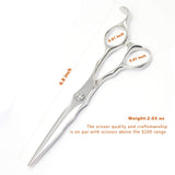 Hair Cutting Scissors, Anrom Premium Japan Stainless Steel Barber Super Sharp Anti-Rusty Shears 6.8 inch, Single