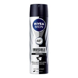 X 3 Nivea MEN Deodorant Invisible for Black and White Power Spray Anti Perspirant Spray 150ml-
