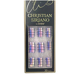 Kiss imPress Manicure Press-On Short Length Iridescent Nails BIPC010 Stained Glass