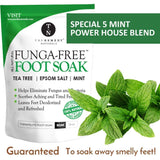 Remedy Tea Tree Oil Foot Soak + Tea Tree Oil Balm to Fight Athletes Foot, Feet Odor, Jock Itch, Ringworm, Eczema, Nail Issues, Skin Rashes, Irritations, Soften Calluses and Soothes Sore Tired Feet