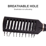 3Pcs Hair Brush Set Detangling Brush Paddle Comb for Women Men Kids Girls Wet Dry Use (Black)