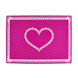 ONNPNN Nail Art Silicone Hand Pillow Cushion Foldable Manicure Table Mat Desk Pad Practice Workspace Design Plate Arm Rest Cover Cute Dot Lace Pattern Washable Beauty Care Salon Tool, Rose Red