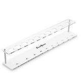Clear Acrylic 10 Hole Drying Rack Storage Display Bracket Shelf Holder Specifically Design for Toothbrush and Oval Makeup Brush Set