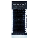 EMILYSTORES Eyelash Extensions 0.15mm Thickness J Curl Length 8-14mm Mixed Assorted Sizes Silk Mink Fake Eye Lashes In One Tray