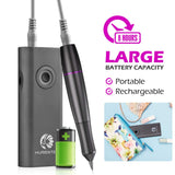 Electric Nail Drill, 30000RPM Professional Nail Drills for Acrylic Nails, Portable & Rechargeable Nail File Drill Kit for Shaping, Buffing, Removing Acrylic & Gel Nails Pedicure Manicure Tools