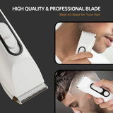 BESTBOMG Professional Electric Hair Clippers for Men Quiet Cordless Hair Trimmer IPX7 Waterproof Home Barber Hair Cutting Kit with LED Display
