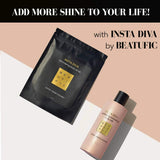 Natural Shimmer Lotion | INSTA DIVA | Softening & Hydrating Bronzing Body Lotion for Women | Moisturizer for Skin Care | Glow & Shimmering Effect with Argan, Mango, Coconut Oil & Vitamin E, 5 FL Oz