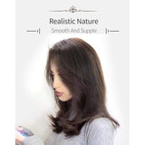 Synthetic Wig,Brown mixed color medium long wig,Curly Natural Looking Long Synthetic Hair, Heat Resistant Full Wig for Women,22in