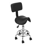 Gracelove Adjustable Swivel Saddle Salon Stool Massage Spa Seat Tattoo Facial Doctor Medical Chair Office Backrest