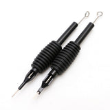 50PCS Disposable Round Liner 5RL Tattoo Needles and Tubes Combo 19mm Grip Tips