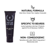 ZEUS Essential Beard Oil Kit - Best Starter Set for Softer Hair and Itch Free Skin (VERBENA LIME)