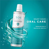 BRIOTECH Super Oxidizing Saline (SOS), All Natural Professional Grade Pure HOCl Gentle Oral Hygiene Mouthwash, Fight Bad Breath caused by Germs and Plaque, Alcohol Free and pH balanced.