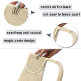 18 Inches Wrap Around Human Hair Ponytail Extensions 100% Remy Human Hair Pony Tails Long Straight Silky With Comb Clip in One Piece Pony Tail Extensions For Women #60 Platinum Blonde 90g
