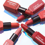 TOUCH IN SOL Pretty Filter Soul Velvet Lipstick 3.5g - Long Lasting Hydrating Formula Semi Matte Lipstick, Daily Natural Lip Color with Romantic Look (#6 Havana Red)