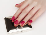 ArtPlus 24pcs x 3 (3-Pack) Deep Rose Glue on False Nails Full Cover Short and Small with Upgraded Super Adhesive Tabs and 2g Spare Glue Press on Fake Nails Set