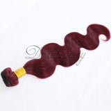 Dorabeauty Human Hair Bundles #99J Wine Red Bundles Body Wave 100% Brazilian Human Hair 10"12"14"inch