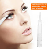 10pcs 5ml Empty Transparent Twist Pen, Cosmetic Container Tube Lip Gloss Nail Oil Eyelash Growth Liquid Brush Applicators for Women Makeup Convenient Use