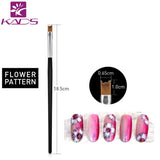 KADS 13pcs/set Fibre Nail Manicure Flower Brush for Nail Salons and Household Manicure Tools