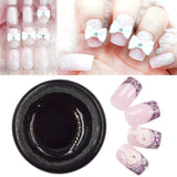 Minejin Nail Art  Rhinestone  Builder Glue Soak Off UV Gelfor Gem Stones Jewelry Diamond Beads 8ml With Sequins And Pen Tool