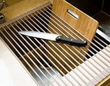 Surpahs Over The Sink Multipurpose Roll-Up Dish Drying Rack