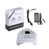 TAKOYI LED Nail Lamp 64W Gel Light Nail Dryer Cordless Gel Light 4 Timer Setting Cordless UV Led Nail Light Curing Nail Dryer for Gel Nails with Lifting Handle Touch Sensor LCD Screen (White)