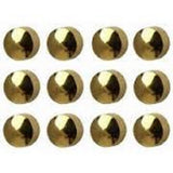 12 Pairs Universal Gold Ball Mini 2mm 24k ear piercing gun kit cartilage earring stud