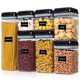 Airtight Food Storage Containers, Vtopmart 7 Pieces BPA Free Plastic Cereal Containers